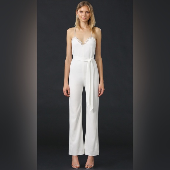 Rime Arodaky Flamengo Jumpsuit In Ivory Size FR40 US